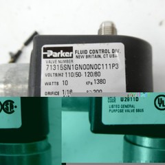 PARKER 71315SN1GN00N0C111P3 110/120V 200PSI 1/16″ NSMP