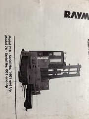 Raymond Side Loader Forklift 76SL100TN 1998 1205 Hrs Electric Warehouse Lift