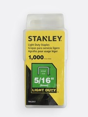 Stanley Light Duty Staples – 5/16″ (8 mm) – 1,000 Staples Per Pack – Genuine