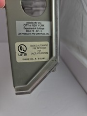 FireX Model 2650-661 Photoelectric Duct Smoke Detector