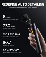 Fanttik Flip G10 Nano AutoCare Cordless Electric Car Interior Detailing Black