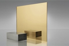1/8″ 3mm Gold Mirror Acrylic Plexiglass Plastic Sheet 24×12 Nominal AZM Displays