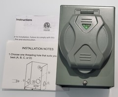 MICTUNING 30A 125V GENERATOR INLET BOX (MIC-PIB-508)