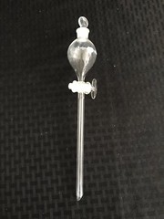 KIMAX Glass 60mL Globe Separatory Funnel w/ 2mm Glass Stopcock #16 Stpr