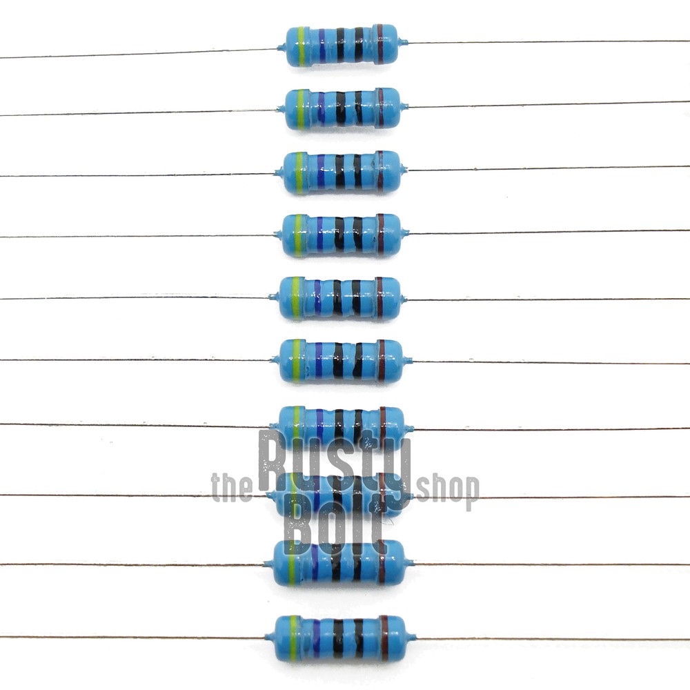 Resistors – 1/2 w (0.5 watt) – 470 ohm – 1% Tolerance – Metal Film – New