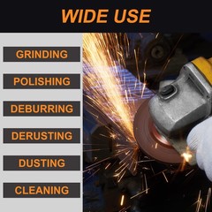 Grinding Wheels 5 Pack 4.5in Discs Angle Grinder Metal Stainless Steel Stone