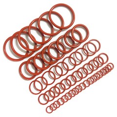 1mm Cross Section O Rings VMQ Silicone Food Grade 3mm-44mm ID (+200℃ / -35℃)
