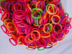 5000Pcs/Pack Dental Super Elastic Rubber Band Colorful ties 2.5/3.5/4.5/6.5OZ