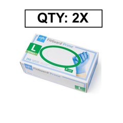 *DIRECT* Medline FitGuard Nitrile Exam Gloves, LARGE Count – 250 QTY 2 BOX