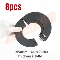 (8) 50mm 3mm Thickness Detachable Bucket Pin Shim for Excavator And Skid Steer