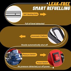 Cordless Fuel Transfer Pump Battery Operated 12GPM Diesel Transfer Pump 4000mah