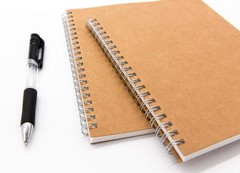 Brown Blank Book 19Cm X 13Cm 100 Blank Pages For Journals Sketches Travel