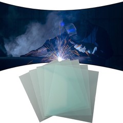Antispatter Lens Protective Film Pack of 5 High Transparency PC Material