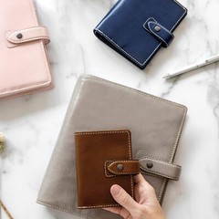 Filofax Malden Organizer Personal Size Navy – Tactile Full Grain Buffalo Leat…