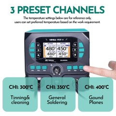 YIHUA 992D-II Hot Air Rework Station for Microscope Soldering Electronic Repair