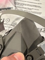 ONE (1) NEW 3M Particulate Respirators 6391 LARGE w/2091 Filters – 12/2025