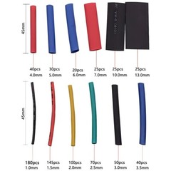 750Pcs Heat Shrink Tubing Kit Wire Shrink Wrap Tubing Shrink Ratio 3:1