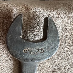 Vintage Williams USA spud Superrench #1908 iron worker Alloy 1 1/4″ Rat Tail