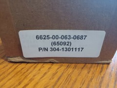 Solartron 500VAC Aviation AC Panel Voltmeter – 304-1301117, 6625-00-063-0687