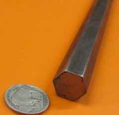 4140 Alloy Steel Hex Rod 5/8″ Hex x 5 Foot Length