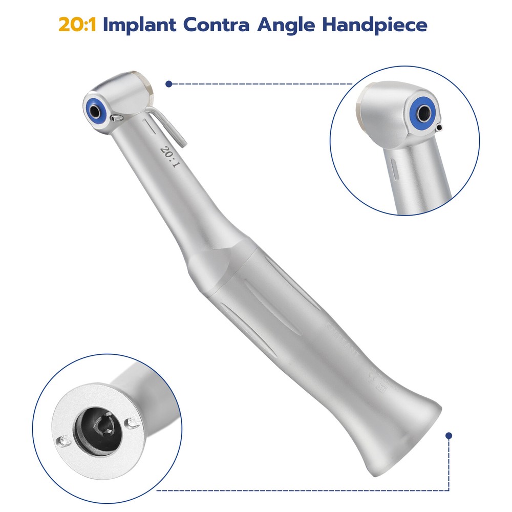 ETERFANT NSK Style Dental 20:1 Implant Reduction Contra Angle Surgical Handpiece
