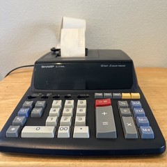 Sharp EL-2196BL Electronic Printing Calculator 12 Digit VF Display 2 Color
