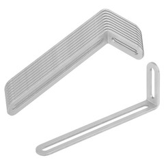 10 Pack 6″ L x 3/4″ W x 2″ H Slotted L Brackets for Shelves, Adjustable Corne…