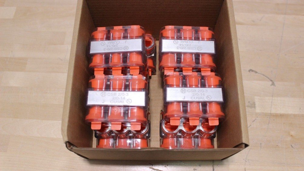 Thomas&Betts CSB 2/0-3 Aluminum Insulated Connector Block (Box of 10)
