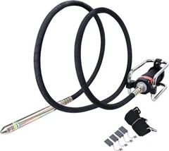 1600W 2HP Electric Concrete Vibrator 18000RPM 14.75Ft Flexible Shaft Handheld