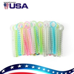 1040pcs/box Dental Orthodontic Ligature Ties Elastic Rubber Bands Dark Light