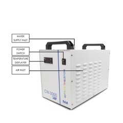 S&A Genuine CW-3000DG Industrial Water Chiller Cool 50W 60W 80W CO2 Laser Tube