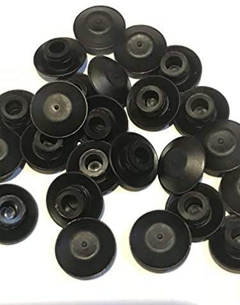 BPF-1/4″ 0.25 inch Flush Mount Black Plastic Body and Sheet Metal Hole Plugs PDR