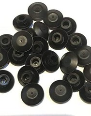 BPF-1/4″ 0.25 inch Flush Mount Black Plastic Body and Sheet Metal Hole Plugs PDR