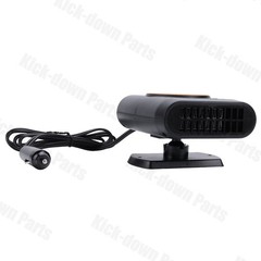 1x New 200W 12V Car Heater Cooling Fan For Windshield Defrosting – Orange/Black