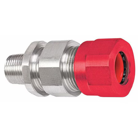 Killark Mc2x2 Conduit Fitting Connector, 3/4 In, Liquid-Tight, Aluminum, Powder