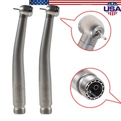 2 PCS Dental High Speed Handpieces 2 Hole Air Turbine Borden NSK Pana Max Style