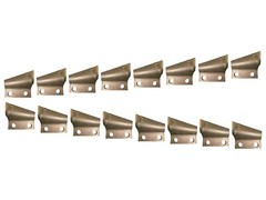 8 RH & 8 LH Carbide Trenching Teeth- B135910, B135911, 3″ Centers on Bolt Hole