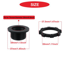 8Pcs 20Mm/0.8Inch Black round Rocker Switch Shell Mounting Panel Waterproof Dust