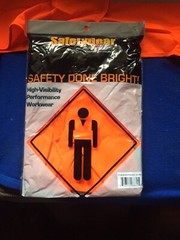 New Safety Gear PIP High Visibility Orange Reflective Safety Vest Size 4X/5X