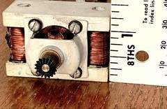 QTY(2) Vintage DC Motor, Pittman Style Open Frame, Wound Field, Bell & Howell?