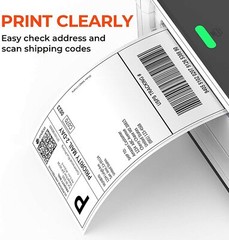 500 Sheets 4″ x 6″ Fanfold Direct Thermal Shipping Labels for Most Printers 4X6