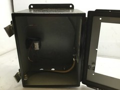 Hoffman A10086CH/SPL Cutout Box Enclosure 10 x 8 x 6 w/Hinged Cover