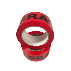 36 Rolls Fragile Handle w/ Printed Shipping & Packaging Tape 2 mil 2″ 100 Yards