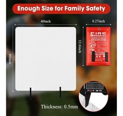 ONE Pc LARGE FIRE BLANKET Fiberglass Emergency Home Retardant Prepared 59”x59”
