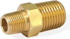Heavy Brass Pipe Nipples 1/4 NPT x 1/8 NPT – Set of 4 Durable Connectors