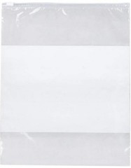 250 Pcs Clear Zip Top Slider Bags, Reclosable, 2.75 Mil, 12″ x 15″