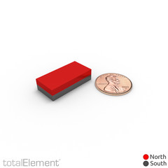 1 x 1/2 x 1/4 Inch Neodymium Rare Earth Block Magnets N48 (5 Pack)