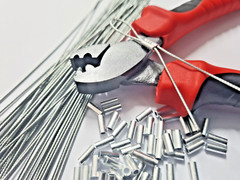 50 Pack ROUND ALUMINIUM TAMPER-PROOF SECURITY SEALS & HANDY SIZE CRIMP PLIERS