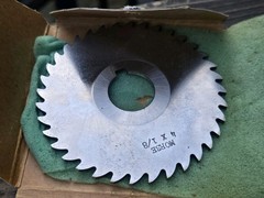 1 pc. 4” X 1/8″ X 1” HSS PLAIN METAL SLITTING SAW. USA 40291-1841 NOS