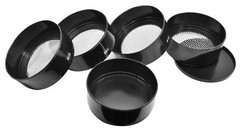 6 Piece Stackable Assorted Mesh Sieve Set, 7 Inch – Plastic – Eisco Labs